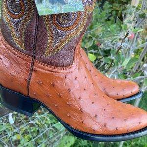 Genuine ostrich boots by el general boots